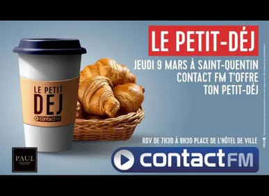 Contact FM t'offre ton petit déj