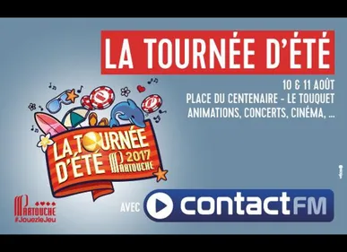 Contact FM partenaire de la Tournée d'été Partouche