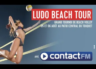 Contact FM partenaire du Ludo Beach Tour au Touquet