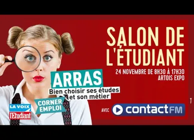 CONTACT FM PARTENAIRE DU SALON DE L'ETUDIANT D'ARRAS