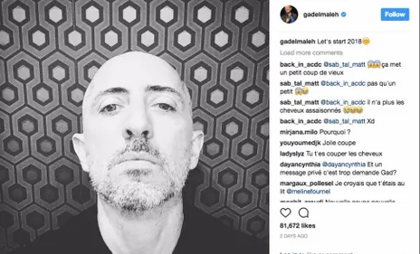 La photo de Gad Elmaleh qui surprend tous ses fans !