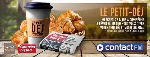 CONTACT FM VOUS OFFRE LE PETIT DÉJ À COMPIEGNE