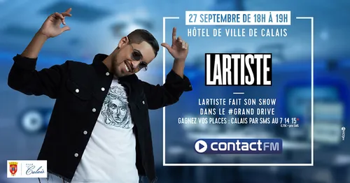 LARTISTE EN SHOW PRIVE A CALAIS SUR CONTACT FM