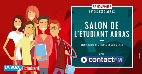 LE SALON DE L'ETUDIANT D'ARRAS AVEC CONTACT FM