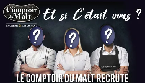 Offre d'emploi : Serveur, cuisinier, manager de cuisine...