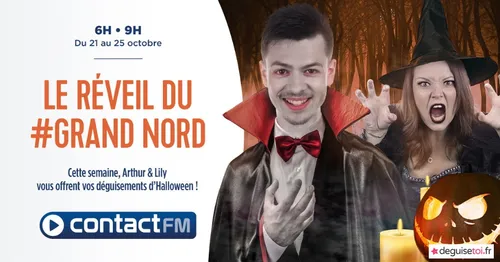 VOS DÉGUISEMENTS D'HALLOWEEN AVEC CONTACT FM