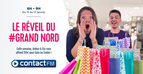 GAGNEZ 150€ POUR FAIRE LES SOLDES AVEC CONTACT FM