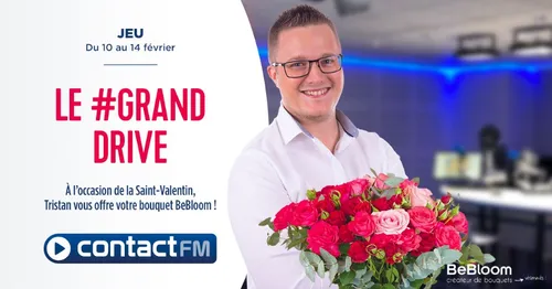 GAGNEZ VOTRE BOUQUET DE SAINT-VALENTIN AVEC BEBLOOM SUR CONTACT FM