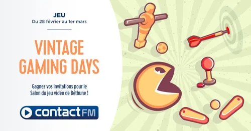 SALON VINTAGE GAMING DAYS AVEC CONTACT FM