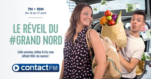 GAGNEZ 100€ DE COURSES AVEC CONTACT FM