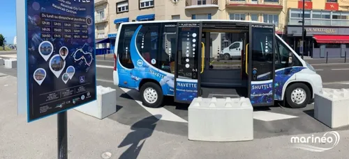 Boulogne-sur-Mer : la navette entre Nausicaa et le centre-ville...