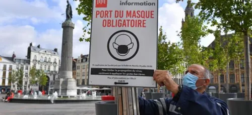 Les zones où le port du masque est obligatoire à Lille depuis...