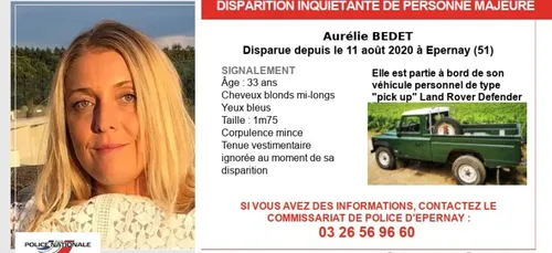 Une femme de 33 ans portée disparue à Epernay