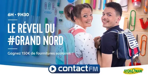 GAGNEZ 150€ POUR PRÉPARER LA RENTRÉE CHEZ STOKOMANI AVEC CONTACT FM !