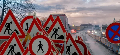 Toujours des travaux sur l'A21