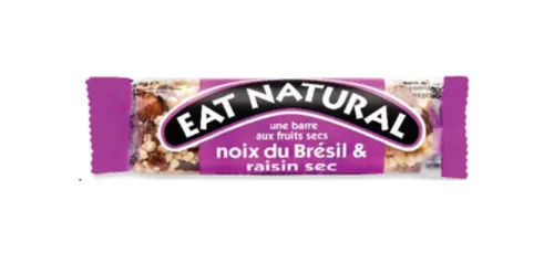 Rappel de produit : des barres de fruits secs Eat Natural