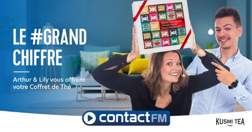 GAGNEZ VOTRE COFFRET DE THÉ AVEC KUSMI TEA SUR CONTACT FM !