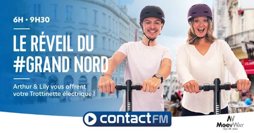 GAGNEZ VOTRE TROTTINETTE ELECTRIQUE AVEC MOOVWAY.COM SUR CONTACT FM !