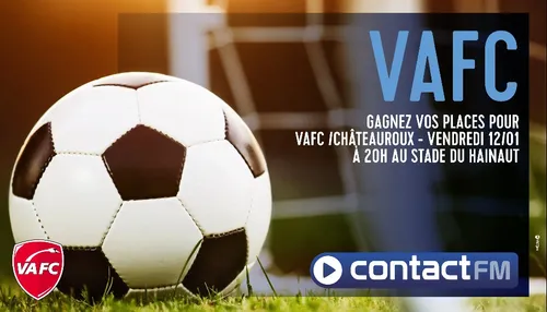 GAGNEZ VOS PLACES POUR LE MATCH VAFC / CHÂTEAUROUX