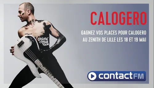 Gagnez vos places pour le concert de Calogero à Lille