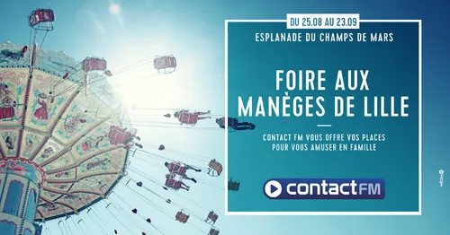 Gagnez vos places pour la Foire aux Manèges de Lille