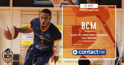 GAGNEZ VOS PLACES POUR LE MATCH BCM - NANTERRE