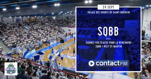 GAGNEZ VOS PLACES POUR LE MATCH SQBB - RECY ST-MARTIN