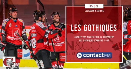 GAGNEZ VOS PLACES POUR LE MATCH LES GOTHIQUES D'AMIENS - GAP