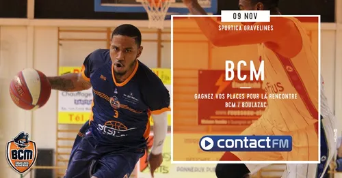 GAGNEZ VOS PLACES POUR LE MATCH BCM - BOULAZAC