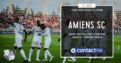 GAGNEZ VOS PLACES POUR LE MATCH AMIENS SC - OLYMPIQUE LYONNAIS