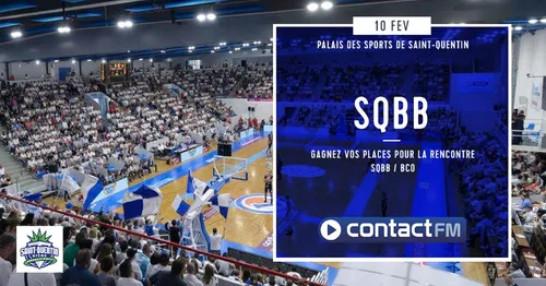 GAGNEZ VOS PLACES POUR LE MATCH SQBB - BCO