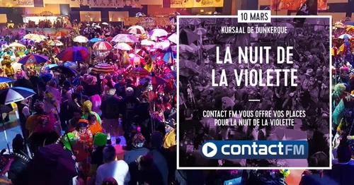 GAGNEZ VOS PLACES POUR LA NUIT DE LA VIOLETTE