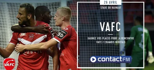 GAGNEZ VOS PLACES POUR LE MATCH VAFC / CHAMOIS NIORTAIS