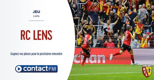 GAGNEZ VOS PLACES POUR LE MATCH RC LENS / PARIS FC