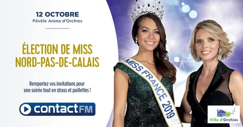 GAGNEZ VOS INVITATIONS POUR L'ÉLECTION DE MISS NORD-PAS-DE-CALAIS