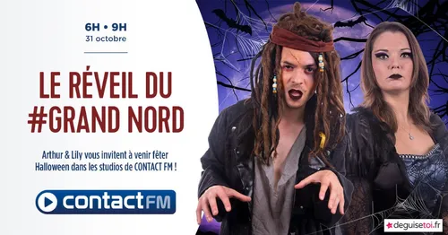 HALLOWEEN DANS LES STUDIOS DE CONTACT FM