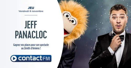 GAGNEZ VOS PLACES POUR LE SPECTACLE DE JEFF PANACLOC