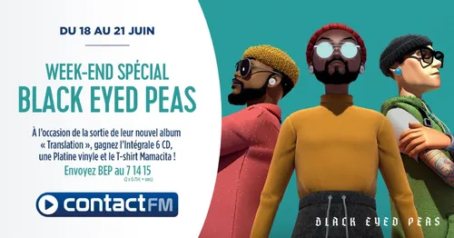 GAGNEZ VOTRE KIT BLACK EYED PEAS SUR CONTACT FM !