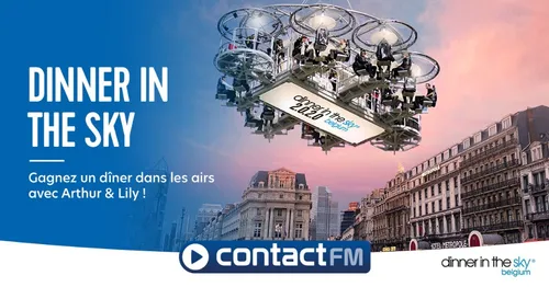 GAGNEZ VOTRE D�}NER DANS LE CIEL DE BRUXELLES AVEC DINNER IN THE...